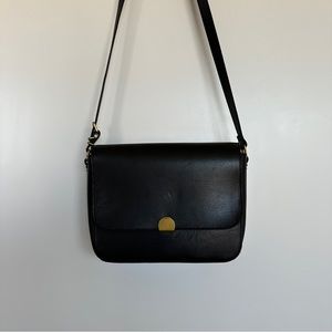 Madewell The Abroad shoulder crossbody leather bag - Black